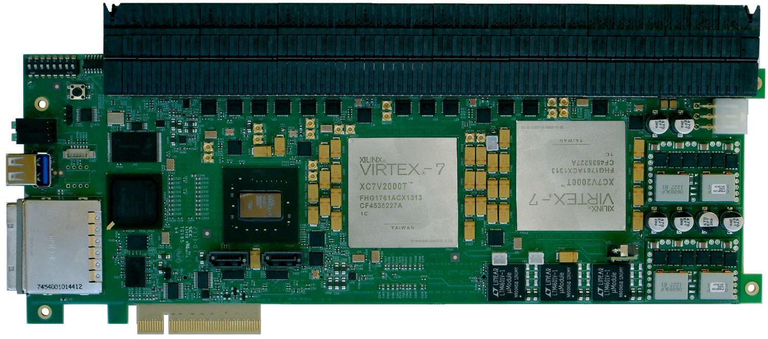XILINX VIRTEX-7 XC7V2000T  on board 