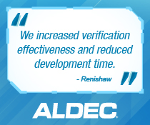 aldec testimonial renishaw