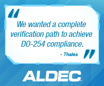 aldec testimonial thales