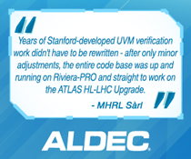 aldec testimonial mhrl